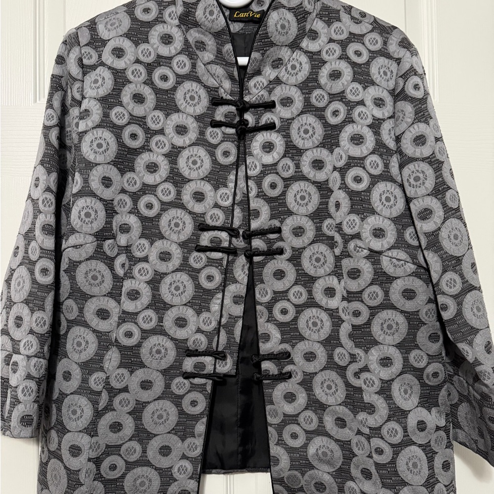 Lan Vie 100% Silk Jacket Size 14